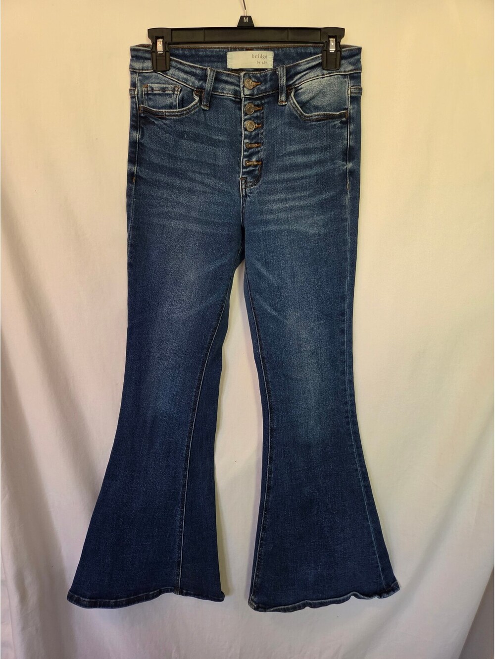 bridge by gly Denim Country High Rise Super Flare Women's Jeans Size 27